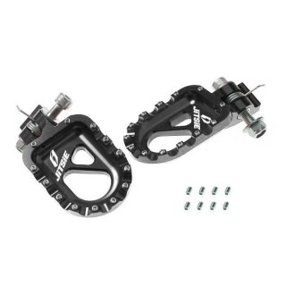 Jitsie Fußrasten Black für Oset 16R/E & 20.0 Lite & 20.0R/MKII & 24.0R & MK-10