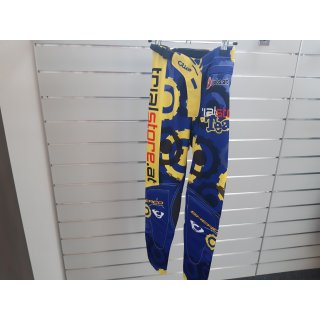 Clice Trialhose Blue/Yellow XS