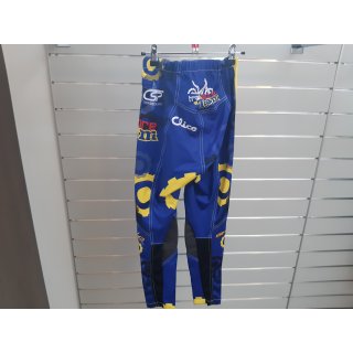 Clice Trialhose Blue/Yellow XS
