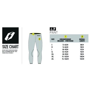Jitsie Trialhose L3 Triztan Black/Silver L