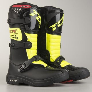 TCX Comp-KID Trialstiefel Black/Yellow Fluo 36