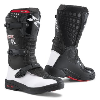 TCX Comp-KID Trialstiefel Black/White 32