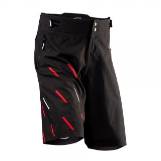 Jitsie Trialbike Short KID C3 Domino Black/Red/White
