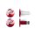S3 Lenkerenden "Five" &oslash; 14mm Rot