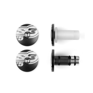 S3 Lenkerenden "Five" ø 14mm Schwarz