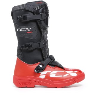 TCX Comp-KID Trialstiefel Rot/Schwarz 36