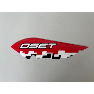 Aufkleber Kettenschutz OSET 16.0R Bj. 2018/19/20/21/22