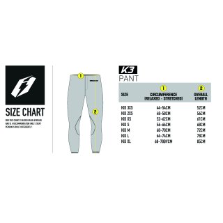 Jitsie Trialhose K3 Sparkle KID XL