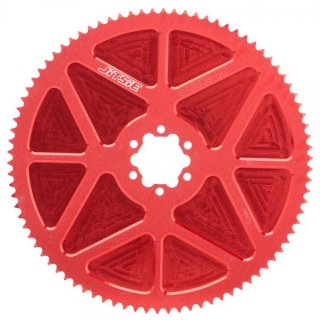 Jitsie Kettenrad Aluminium Oset 20.0R/ 20.0R MK II rot 86 Zähne (für Kette 138 Glieder)