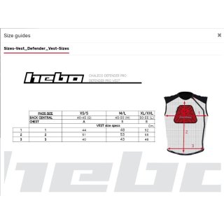 Hebo Defender Protektor Weste XL (XL/XXL)
