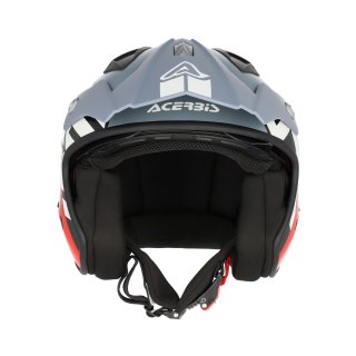 Acerbis Jethelm / Trialhelm Aria Sport 2206 matt grau/rot