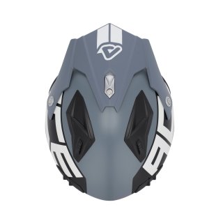 Acerbis Jethelm / Trialhelm Aria Sport 2206 matt grau/rot
