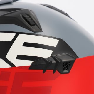 Acerbis Jethelm / Trialhelm Aria Sport 2206 matt grau/rot