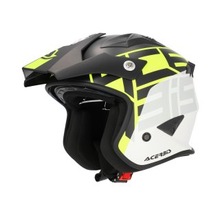Acerbis Jethelm / Trialhelm Aria Sport 2206 matt schwarz/gelb