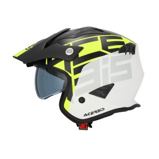 Acerbis Jethelm / Trialhelm Aria Sport 2206 matt schwarz/gelb