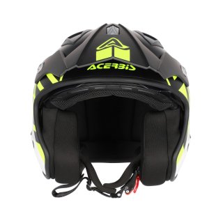 Acerbis Jethelm / Trialhelm Aria Sport 2206 matt schwarz/gelb
