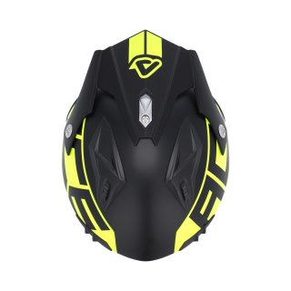 Acerbis Jethelm / Trialhelm Aria Sport 2206 matt schwarz/gelb