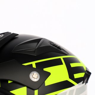 Acerbis Jethelm / Trialhelm Aria Sport 2206 matt schwarz/gelb