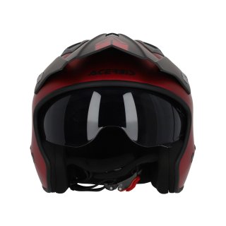 Acerbis Jethelm / Trialhelm metallic rot