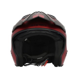 Acerbis Jethelm / Trialhelm metallic rot