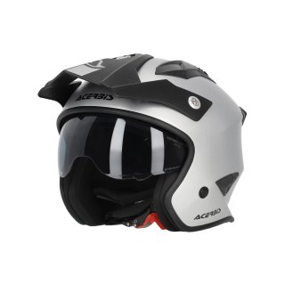 Acerbis Jethelm / Trialhelm metallic silber