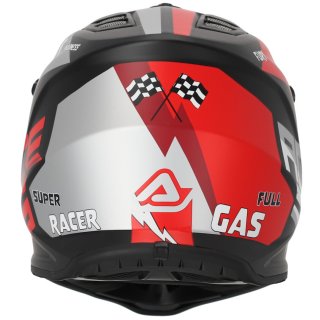 Acerbis Helmet Profile Junior Schwarz-Rot Kinder