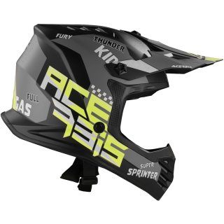 Acerbis Helm Profile Junior Schwarz-Gelb