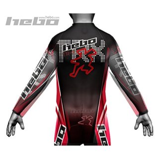 Hebo Trialhemd KID TRX Black/Red