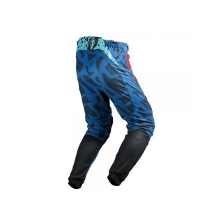Jitsie Trialhose K3 Kroko KID Blue/Red/Teal