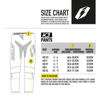 Jitsie Trialhose K3 Kroko KID Blue/Red/Teal