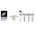 Jitsie Trialhemd L3 Linez Green/Black/White